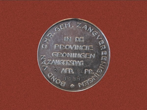penningprovinciegroningenzangverenigingen1931keerzijde.jpg